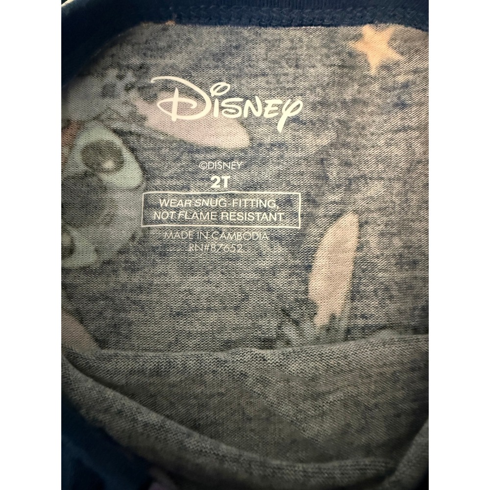 Disney Stitch Halloween Pajama Set 2T Toddler 2-Piece Long Sleeve NWT